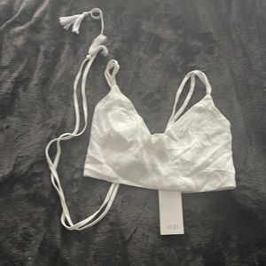 Tobi halter top white size M